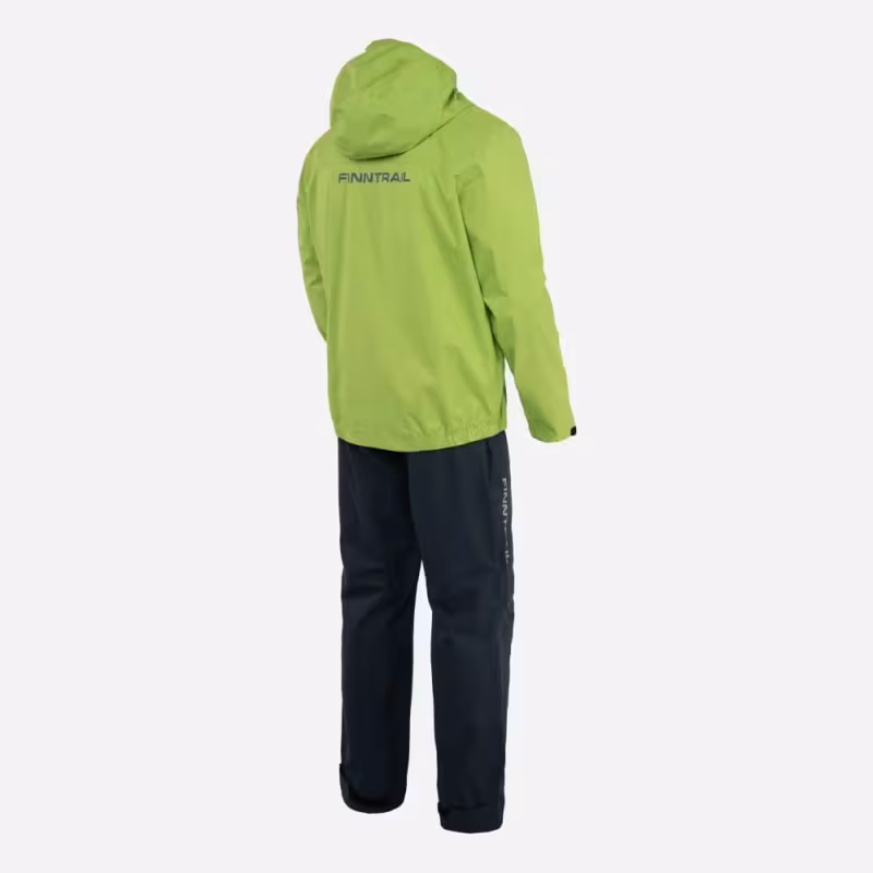Костюм мужской Finntrail Outdoor suit 3445 AppleGreen, мембрана Hard-Tex, зеленый, размер 44-46 (S), 165-175 см