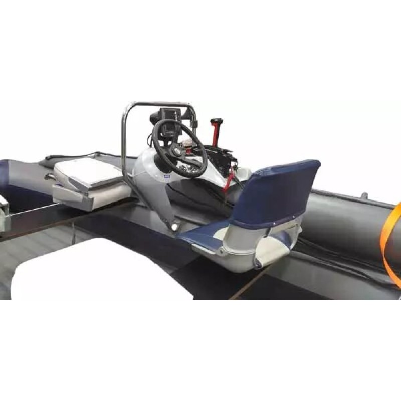 Консоль рулевая Мини на баллон лодки ПВХ, серый