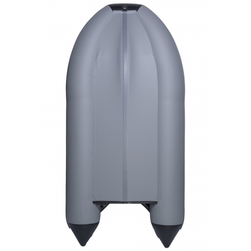 Надувная лодка ПВХ Адмирал 340 Sport Lite, пайол фанерный, серый