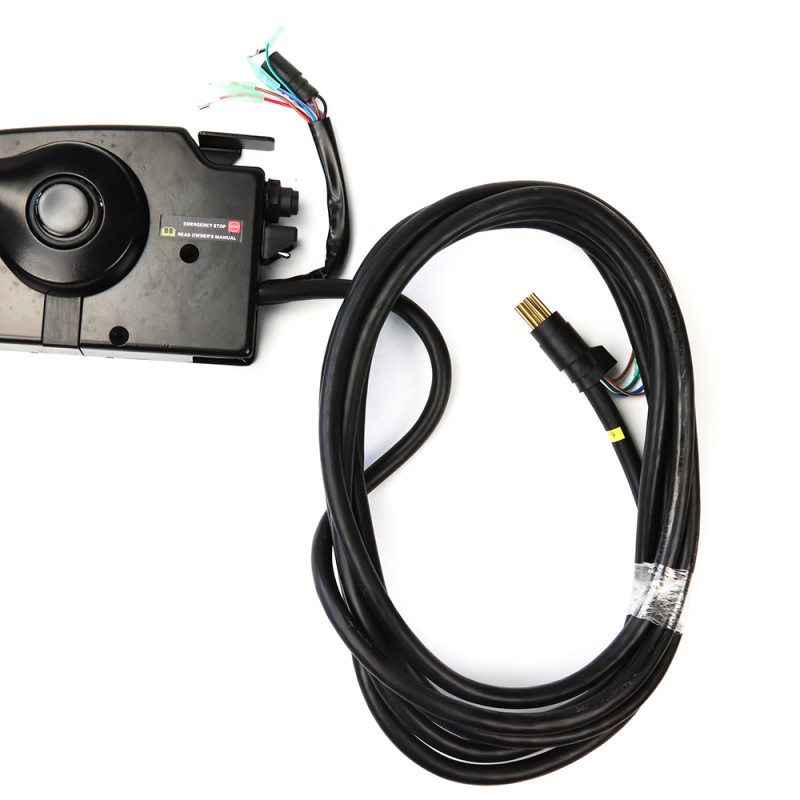 Контроллер газа-реверса Skipper для Mercury с кнопкой гидроподъема фишка 8 пинов, тянет газ