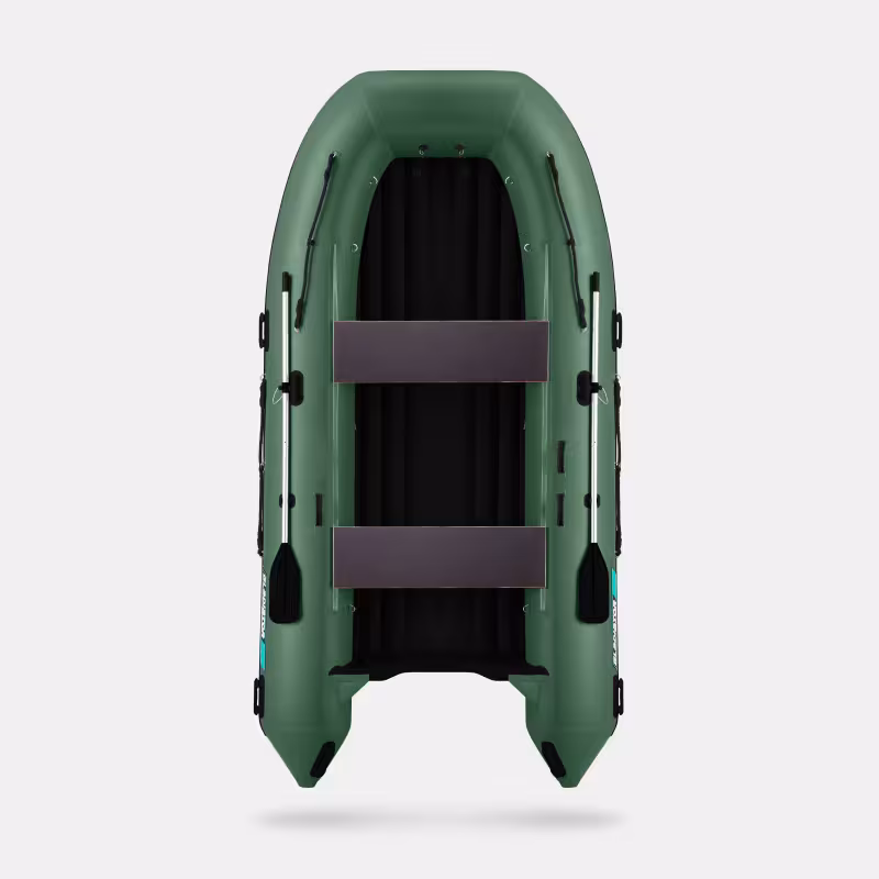 Надувная лодка ПВХ Gladiator E380S, НДНД, зеленый