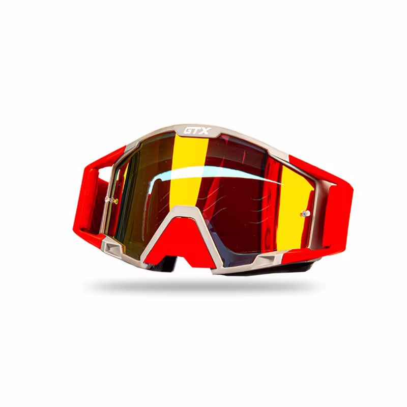 Мотоочки GTX 5025, серый/красный