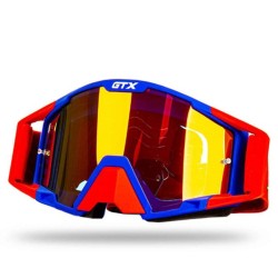 Мотоочки GTX 5025, синий/красный