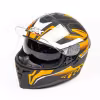 Мотошлем GTX 5672 #2 Black/Fluo Orange/Grey, черный/белый/оранжевый, размер M