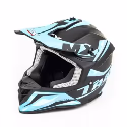 Мотошлем GTX 633 #4, черный/синий, размер XL