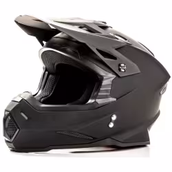 Мотошлем Hizer J6801 #3, черный матовый, размер S