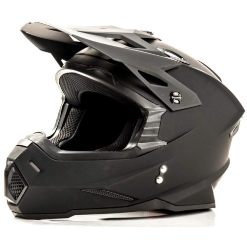 Мотошлем Hizer J6801 #3, черный матовый, размер S