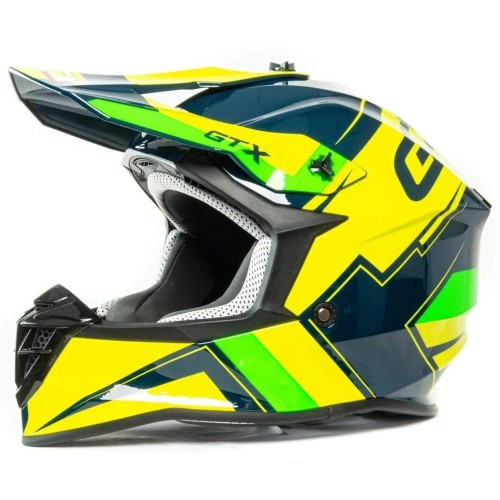 Мотошлем  GTX 633, зеленый, размер L