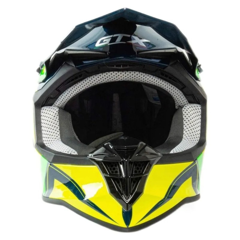 Мотошлем  GTX 633, зеленый, размер L
