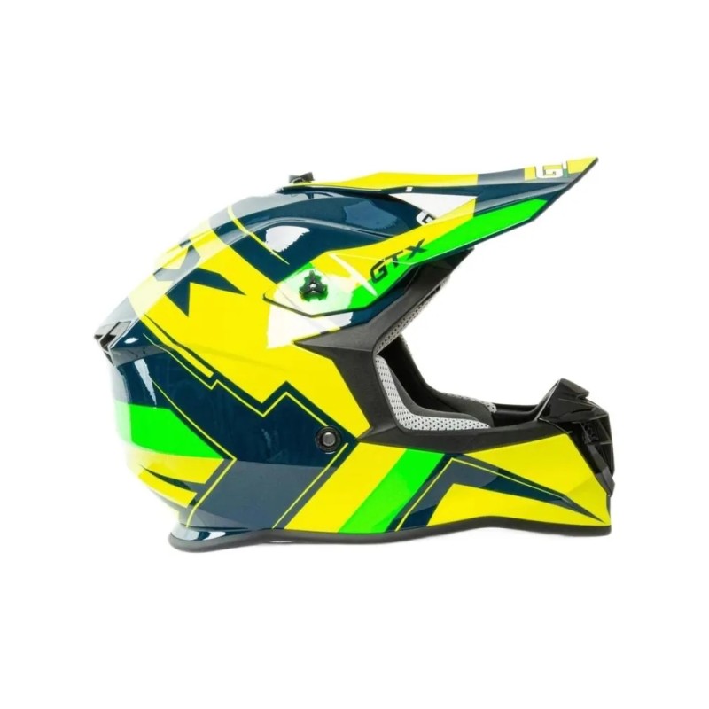 Мотошлем GTX 633, зеленый, размер M
