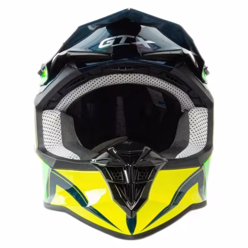 Мотошлем GTX 633, зеленый, размер M