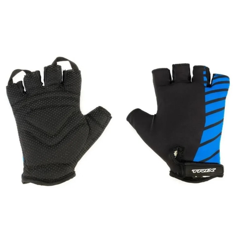 Велоперчатки Trix Nw, черный/синий, размер L