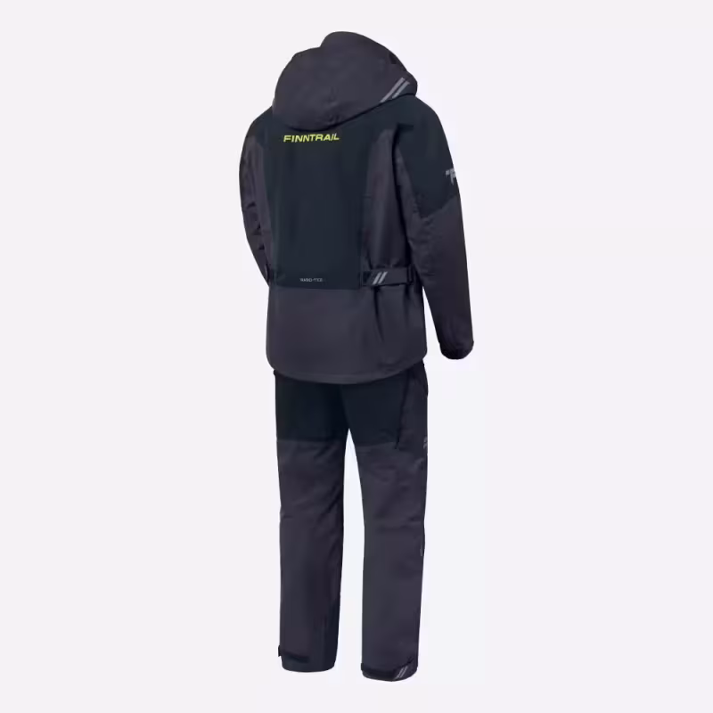 Костюм мужской Finntrail GT 3465 Graphite, мембрана Hard-Tex, серый, размер 50-52 (L), 175-185 см