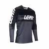 Джерси мужское Leatt Moto 4.5 X-Flow Jersey Black, полиэстер, черный, размер M