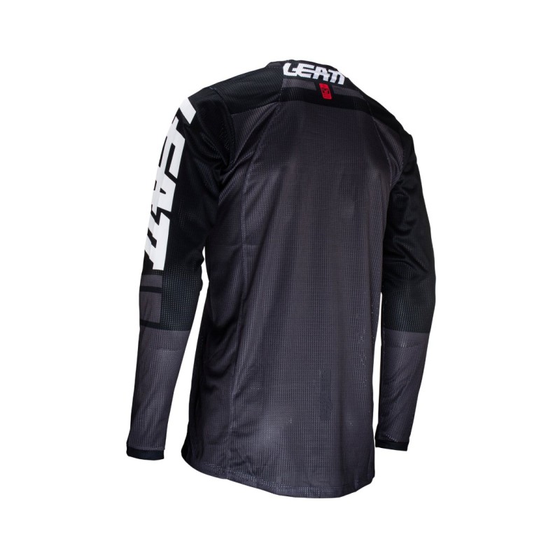 Джерси мужское Leatt Moto 4.5 X-Flow Jersey Black, полиэстер, черный, размер M
