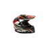 Мотошлем Hizer B6197, черный/красный/белый, размер L