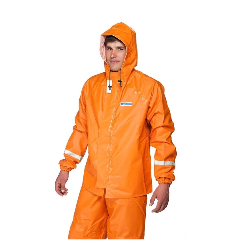 Костюм-дождевик мужской Петроканат Рокон Фишерман, ПВХ, оранжевый, размер 52-54, 182-188 см