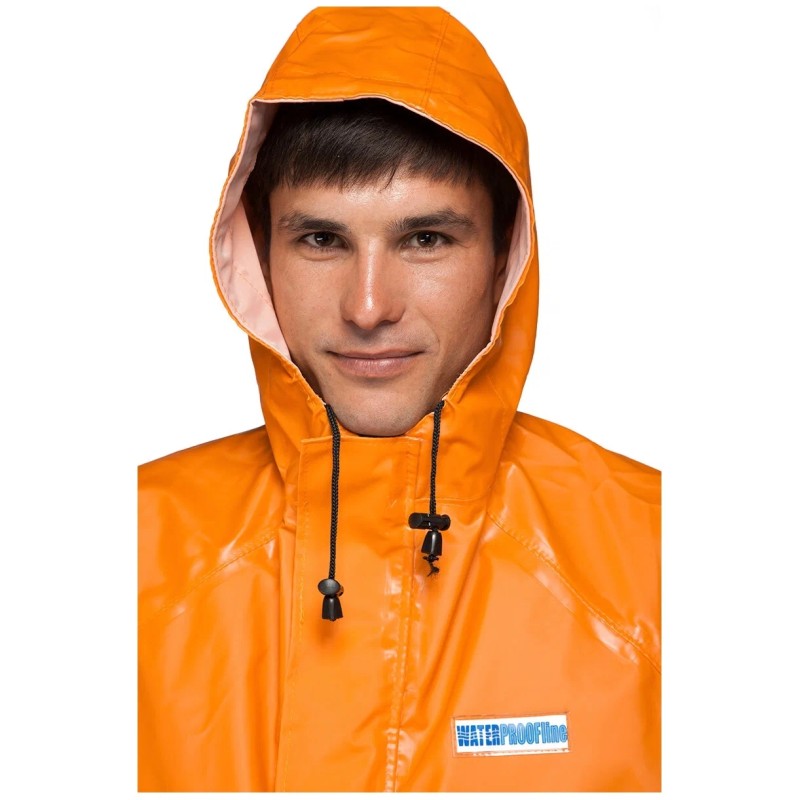 Костюм-дождевик мужской Петроканат Рокон Фишерман, ПВХ, оранжевый, размер 52-54, 182-188 см