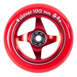 Колесо для трюкового самоката Tech Team Clover Red, 100 мм, красный