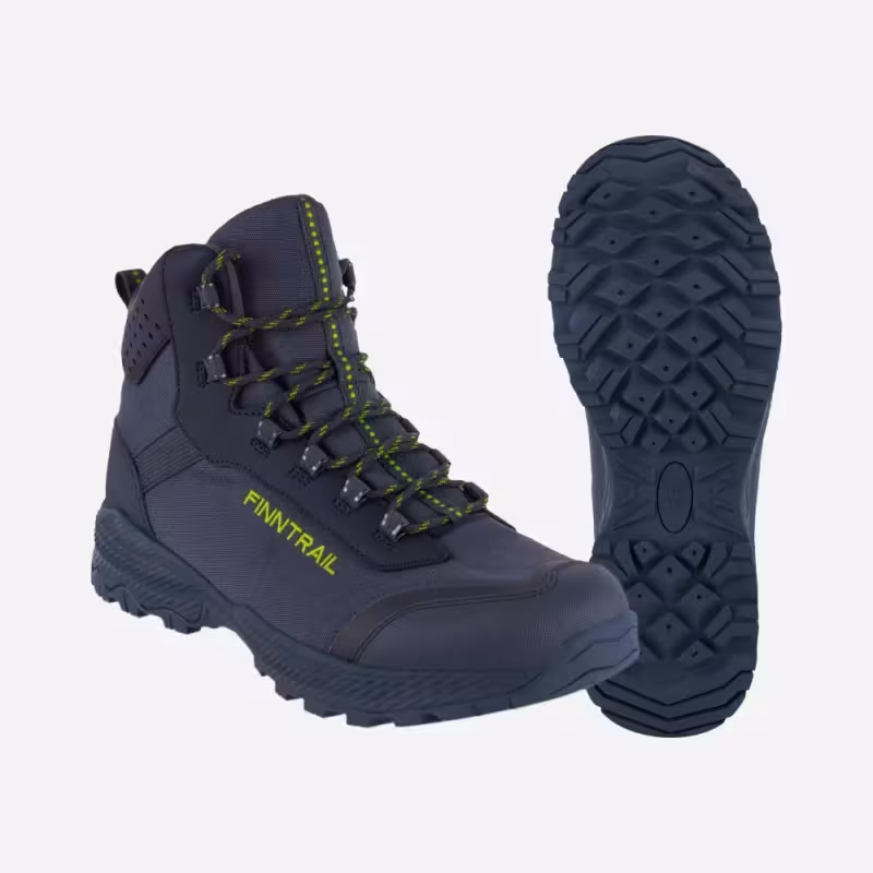 Ботинки мужские треккинговые Finntrail Track 5172 Dark Grey, темно-серый, размер 39