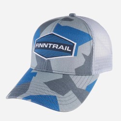 Кепка-бейсболка Finntrail Cap 9611 Grey, хлопок, серый камуфляж, размер универсальный