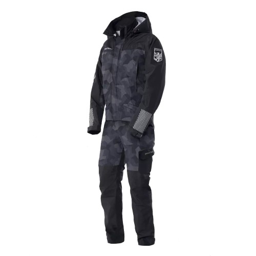 Костюм мужской Finntrail Thor 3420 CamoShadowBlack, мембрана Hard-Tex, черный, размер 54-56 (XL), 180-190 см