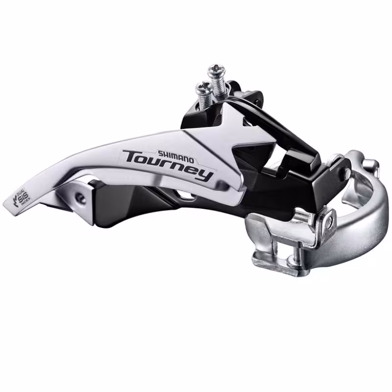 Переключатель передний Shimano Tourney FD-TY500, AFDTY500TSL6, универсальная тяга хомут 34,9/31,8 42T