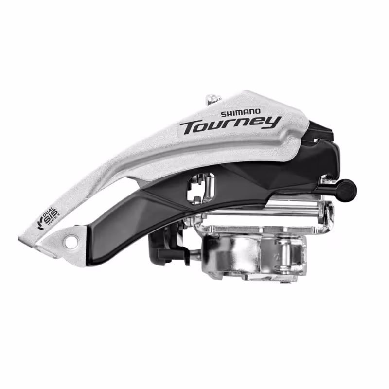 Переключатель передний Shimano Tourney FD-TY500, AFDTY500TSL6, универсальная тяга хомут 34,9/31,8 42T