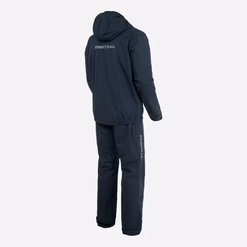 Костюм мужской Finntrail Outdoor suit 3445 DarkGrey, мембрана Hard-Tex, серый, размер 58-60 (LK), 175-185 см