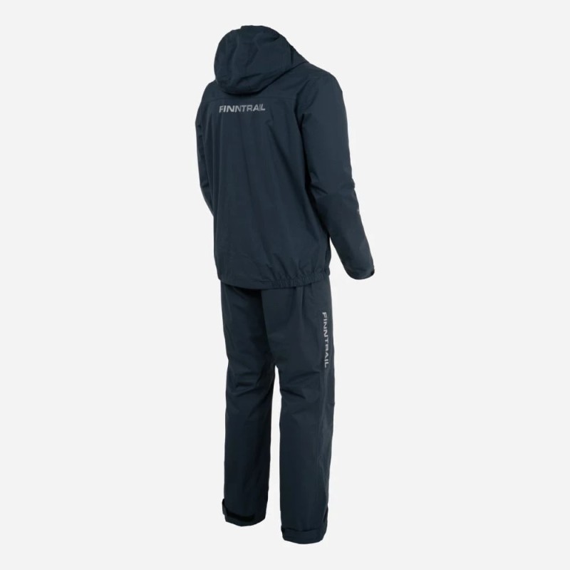 Костюм мужской Finntrail Outdoor suit 3445 DarkGrey, мембрана Hard-Tex, серый, размер 58-60 (LK), 175-185 см