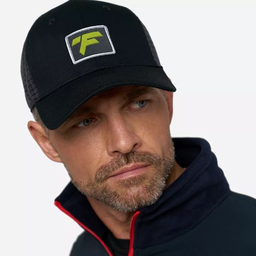 Кепка-бейсболка Finntrail Cap 9611 GraphiteLime, хлопок, черный, размер универсальный