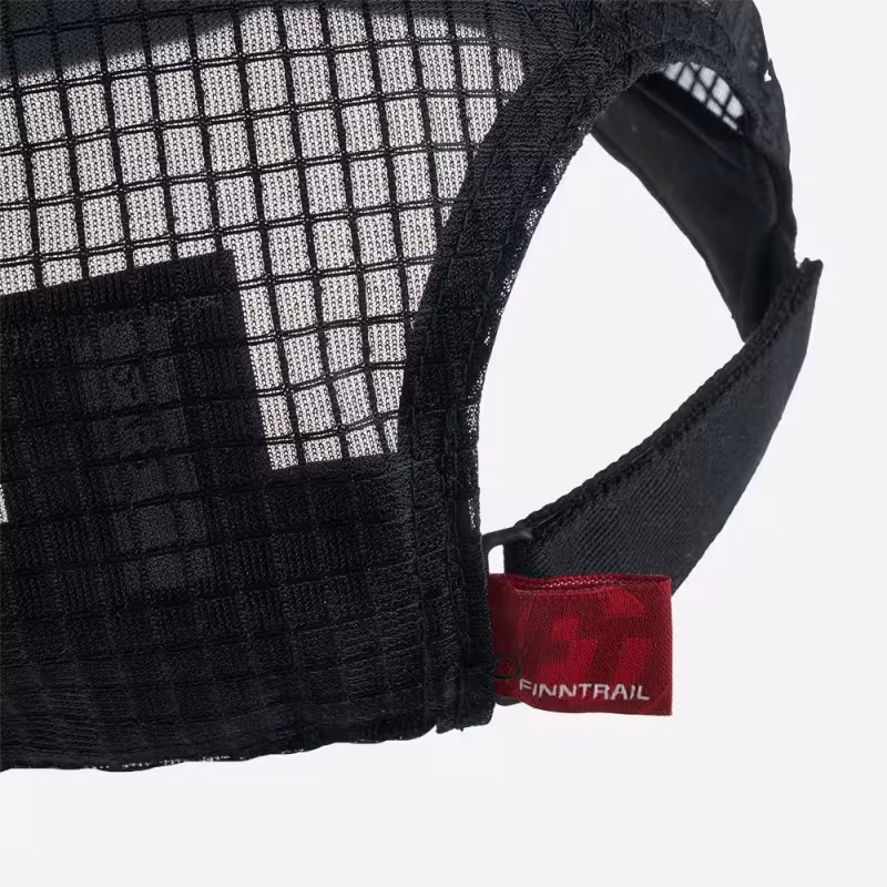 Кепка-бейсболка Finntrail Cap 9611 GraphiteLime, хлопок, черный, размер универсальный