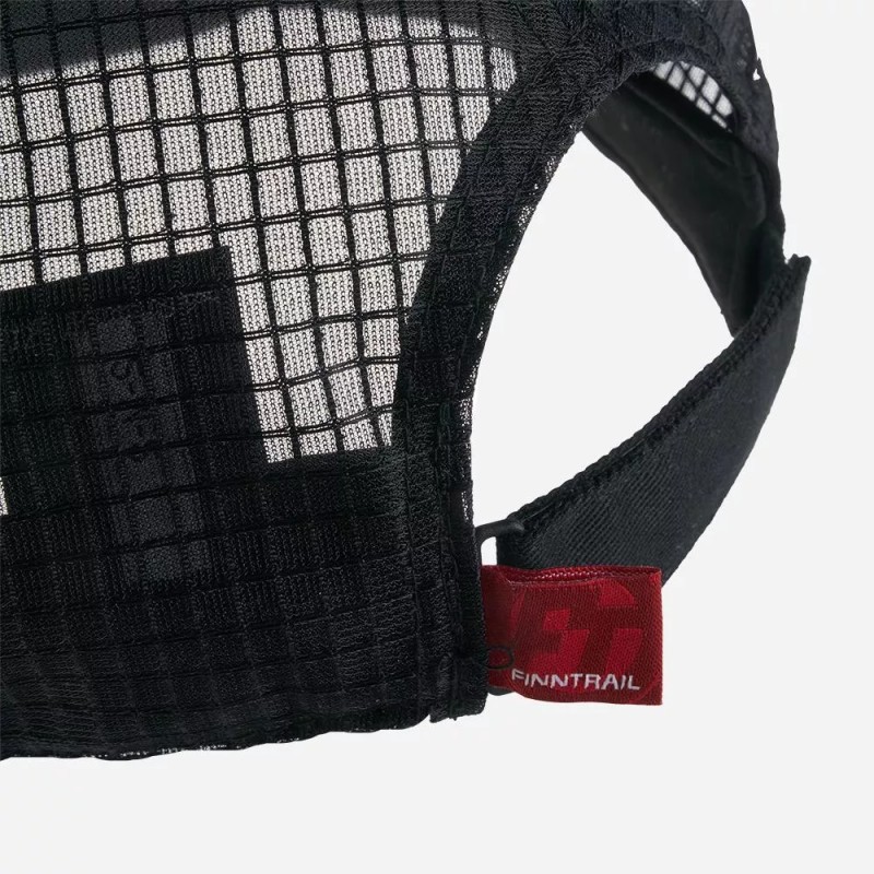 Кепка-бейсболка Finntrail Cap 9611 GraphiteLime, хлопок, черный, размер универсальный