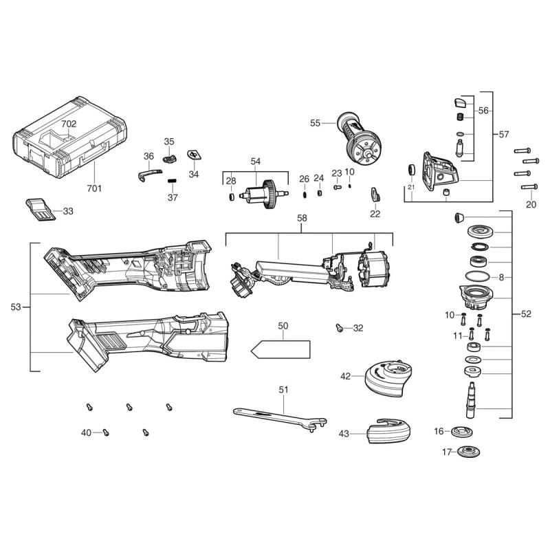 Шлифмашина угловая аккумуляторная Milwaukee M18 FSAG125XB-502X