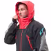 Комбинезон мужской Dragonfly Extreme 2.0 Man Black - Red - Grey 2024, мембрана, черный, размер KL