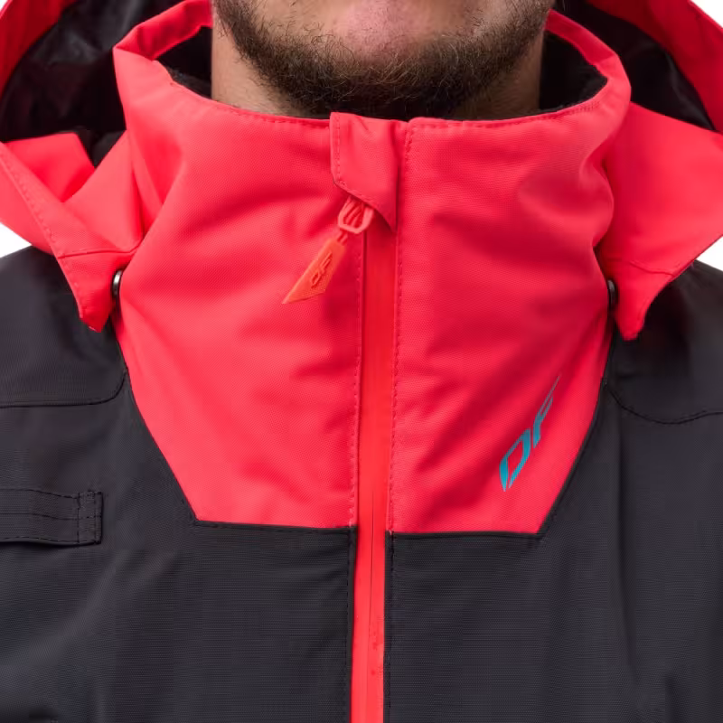 Комбинезон мужской Dragonfly Extreme 2.0 Man Black - Red - Grey 2024, мембрана, черный, размер KL