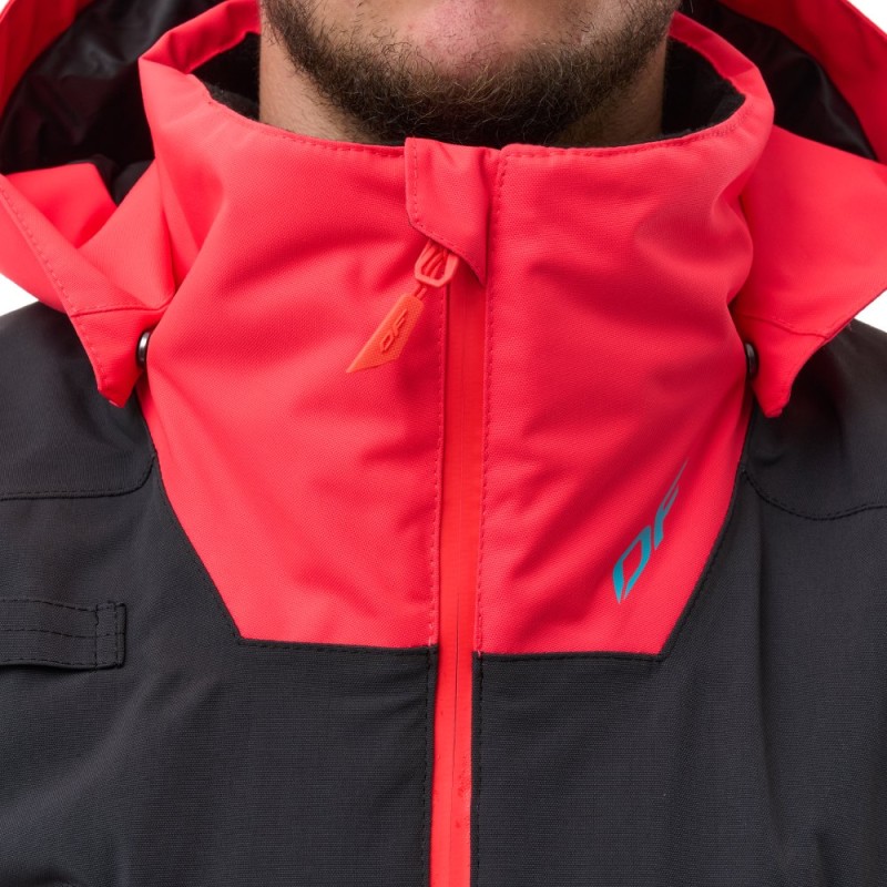 Комбинезон мужской Dragonfly Extreme 2.0 Man Black - Red - Grey 2024, мембрана, черный, размер M