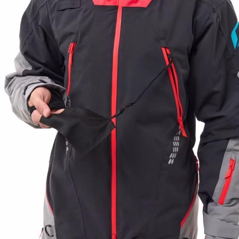 Комбинезон мужской Dragonfly Extreme 2.0 Man Black - Red - Grey 2024, мембрана, черный, размер M