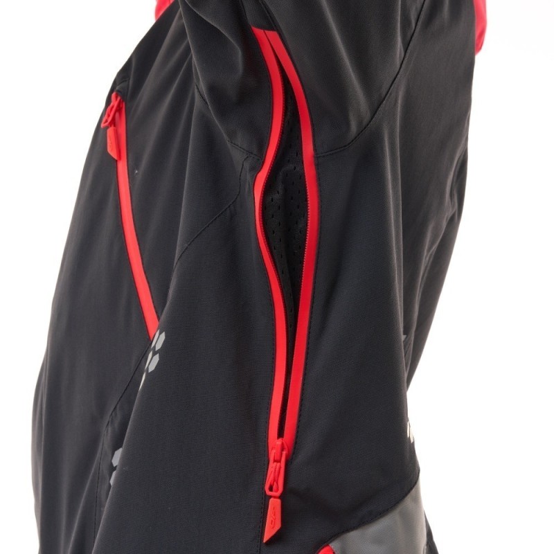 Комбинезон мужской Dragonfly Extreme 2.0 Man Black - Red - Grey 2024, мембрана, черный, размер XL