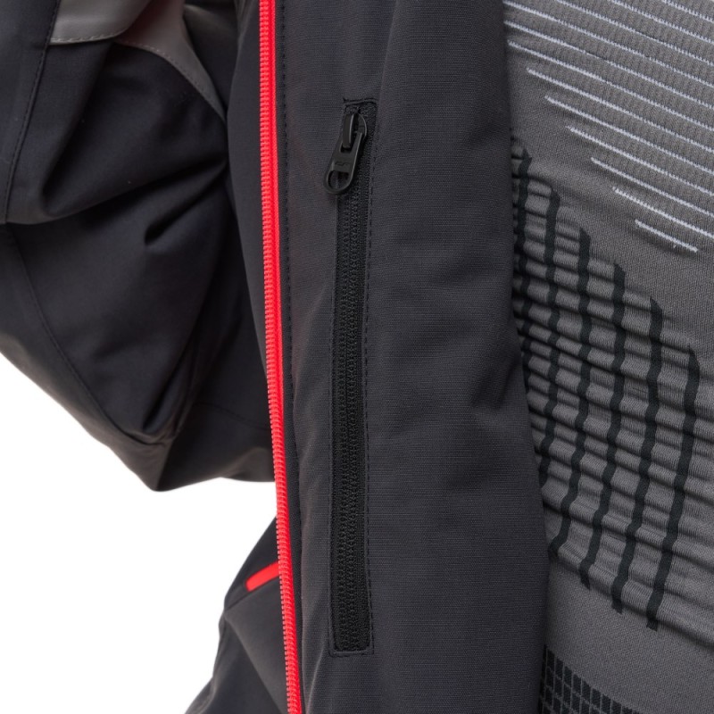 Комбинезон мужской Dragonfly Extreme 2.0 Man Black - Red - Grey 2024, мембрана, черный, размер XL