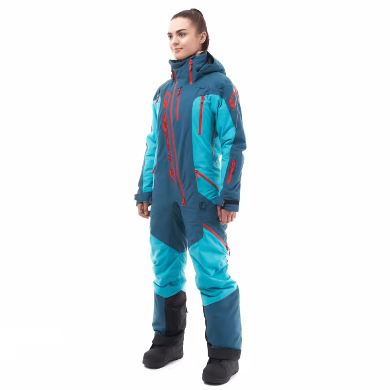 Комбинезон женский Dragonfly Extreme Dark Ocean/Baltic, мембрана DFTEX, синий/голубой,  размер L, 170-176 см