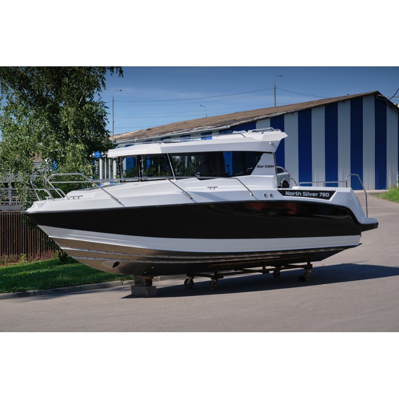Лодка моторная NorthSilver Star Cabin 780 с лодочным мотором Mercury F 350 XXL