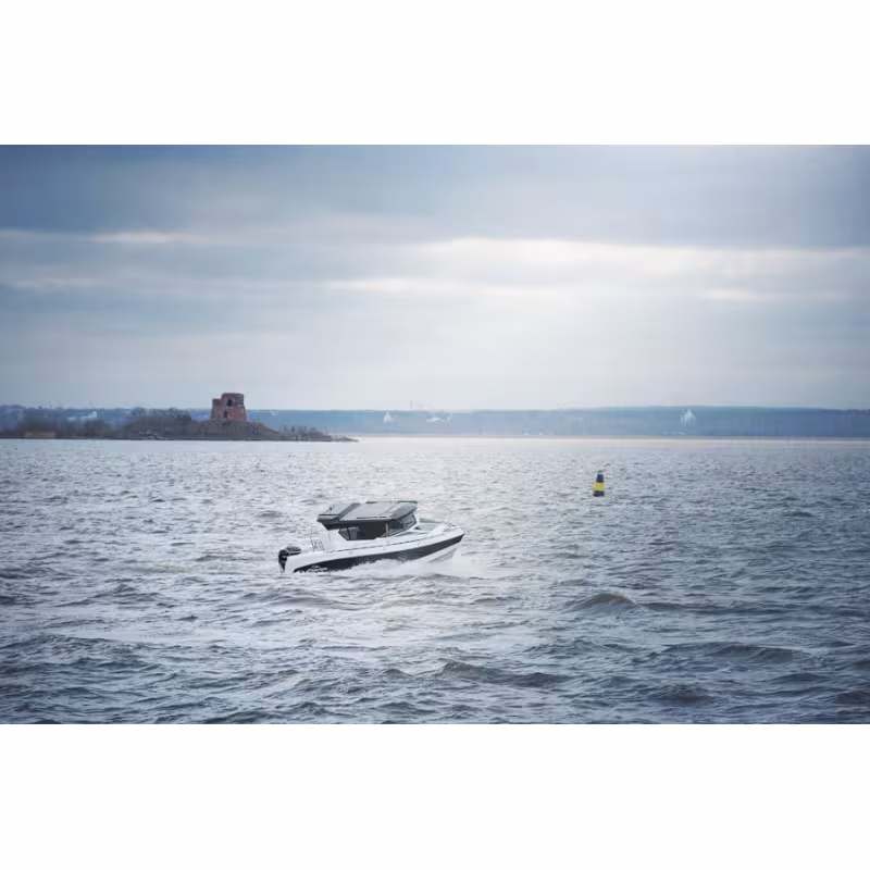 Лодка моторная NorthSilver Star Cabin 780 с лодочным мотором Mercury F 350 XXL