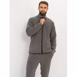 Костюм мужской Huntsman (Восток) Байкал, флис, серый, размер 48-50, 170-176 см