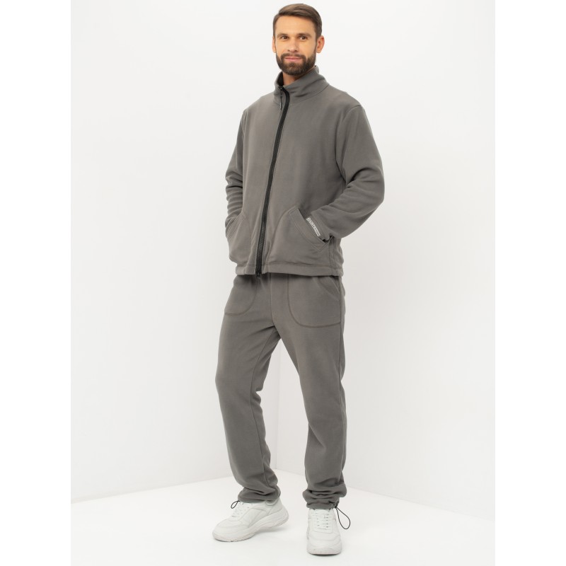 Костюм мужской Huntsman (Восток) Байкал, флис, серый, размер 48-50, 170-176 см
