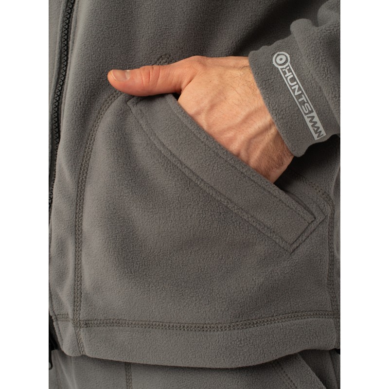 Костюм мужской Huntsman (Восток) Байкал, флис, серый, размер 48-50, 170-176 см