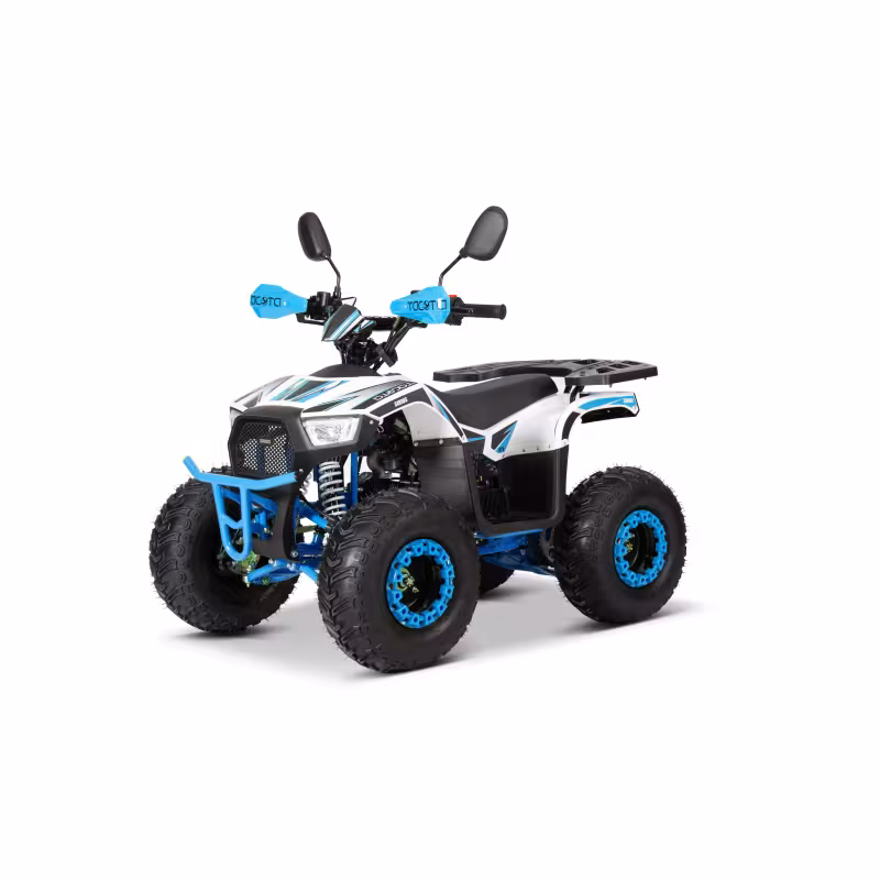 Комплект запчастей для сборки детского квадроцикла Yacota Sirius 110, белый/синий