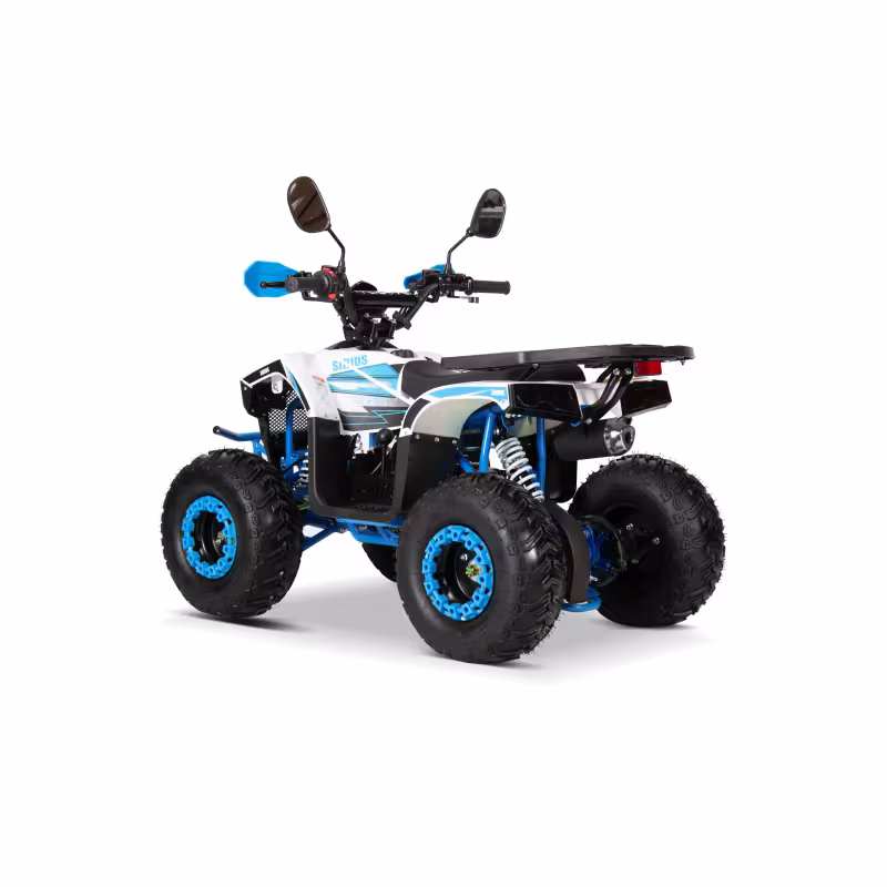 Комплект запчастей для сборки детского квадроцикла Yacota Sirius 110, белый/синий