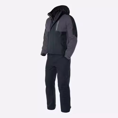 Костюм мужской Finntrail Lightsuit 3503 Graphite, мембрана Hard-Tex, черный, размер 48-50 (M), 170-180 см