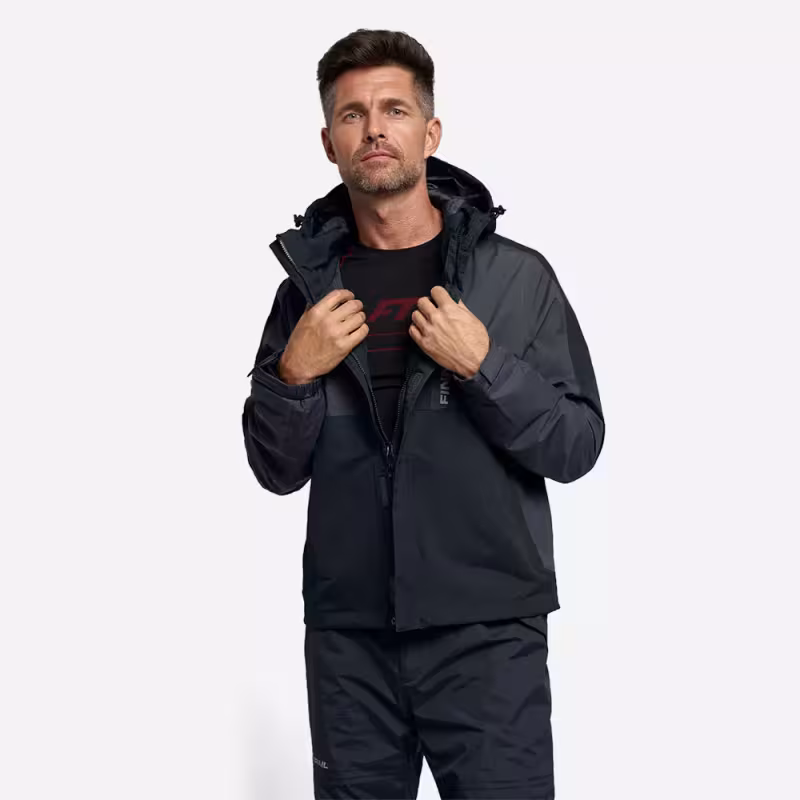 Костюм мужской Finntrail Lightsuit 3503 Graphite, мембрана Hard-Tex, черный, размер 48-50 (M), 170-180 см